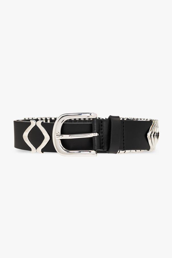 Black 'Tehorah' leather belt Isabel Marant - Arhiva-shdShops